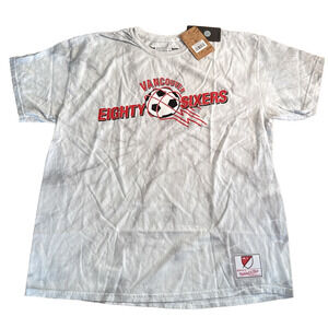 Mitchell & Ness Vancouver Eighty Sixers MLS Tie Dye Shirt Gray XL NWT Retro